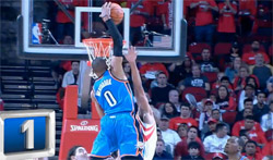 Russell Westbrook pense au Slam Dunk Contest