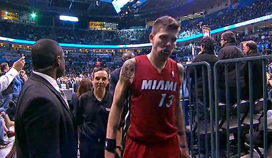 Vidéo : Mike Miller fêté par le Heat