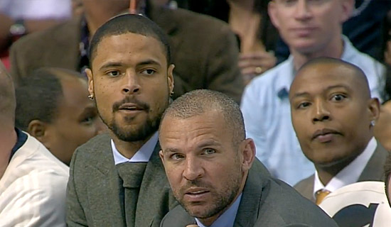 Jason Kidd présent sur le banc des Nets durant la Summer League