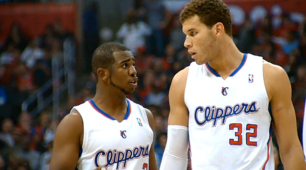 Chris Paul & Blake Griffin taclent le public des Clippers