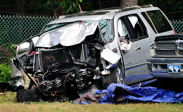 Impressionnant : la photo de la voiture de Jason Kidd après son accident