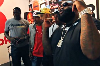 Rick Ross avec Dominique Wilkins et Allen Iverson à Las Vegas
