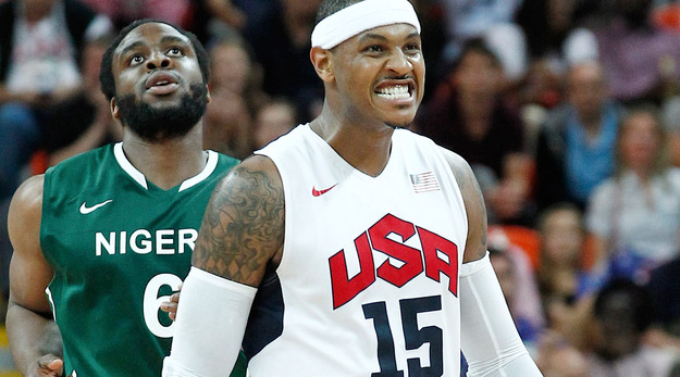 Melo : « On ne joue pas pour la Dream Team de 92 »