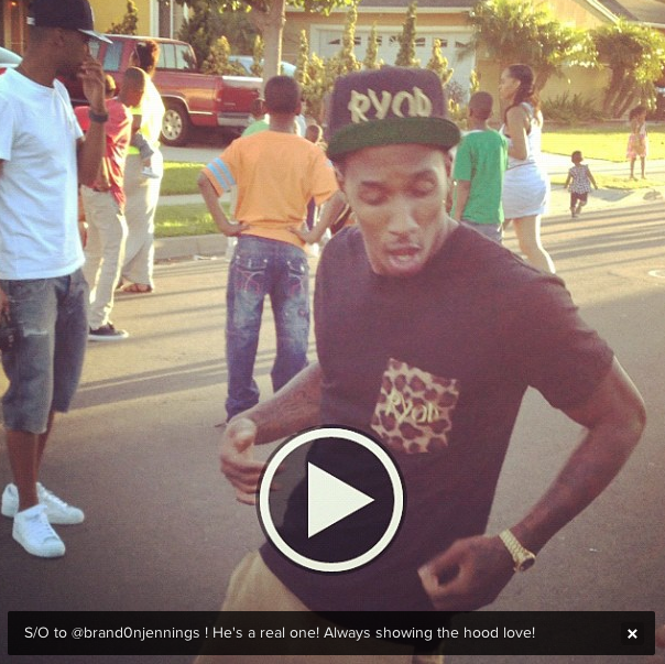 Brandon Jennings organise une block party à L.A.