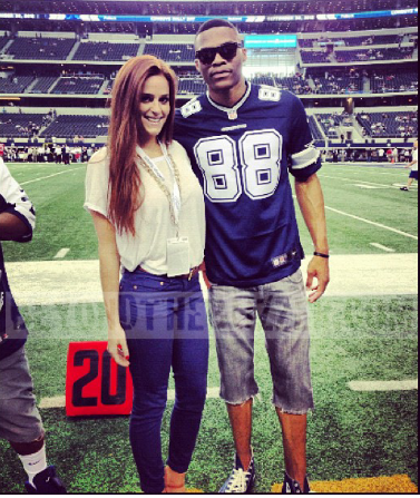 Russell Westbrook au match des Cowboys