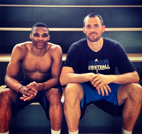 Kevin Love et Russell Westbrook veulent jouer avec Team USA en 2014