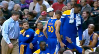 Stephen Curry touché : Présaison terminée, extension menacée…
