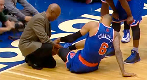 Coup dur : Tyson Chandler blessé au genou