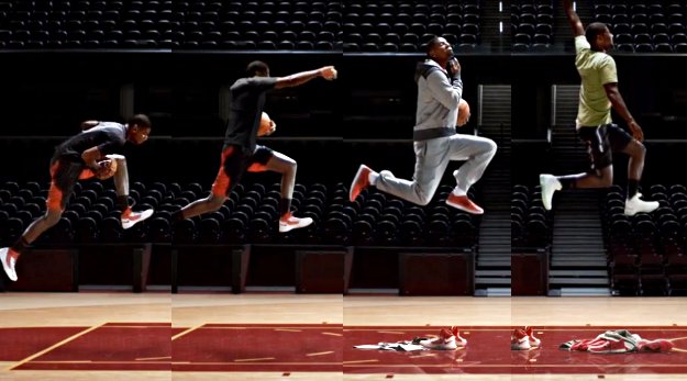 Kyrie Irving en apesanteur