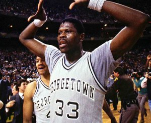 Patrick Ewing au Hall of Fame NCAA