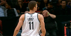 Vidéo : l’incroyable premier tir à 3 points en carrière de Brook Lopez