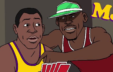 Magic ne pouvait pas suivre le rythme imposé par Jordan aux JO