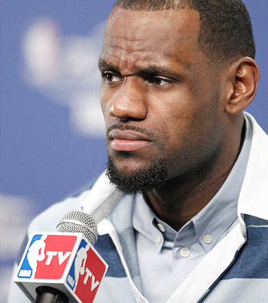 LeBron James furieux s&rsquo;inflige un entraînement après le match perdu contre New York