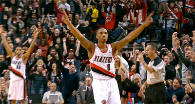 Vidéo : le Top 10 de Damian Lillard cette saison