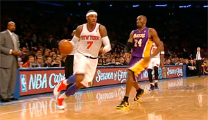 Kobe Bryant : « Les Knicks ont su construire l’équipe autour de Carmelo Anthony »