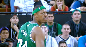 Paul Pierce (26 pts) et les Celtics arrachent la victoire en prolongation à Utah