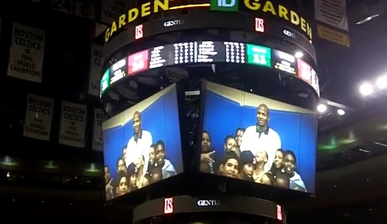 Vidéo : Le TD Garden rend hommage à Ray Allen