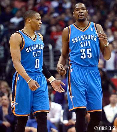 Le Thunder résiste au comeback des Clippers avec 64 points du duo Durant-Westbrook