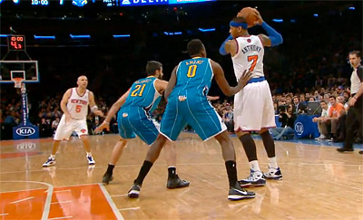 New York se relance face à NOLA, 27 points pour Carmelo Anthony