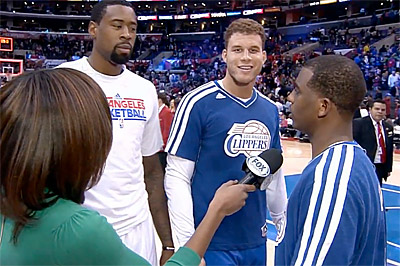 Vidéo : Griffin et Jordan hésitent à saboter une interview de Chris Paul