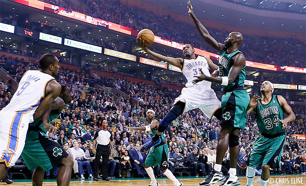 Le Thunder domine Boston, DD pour Kevin Durant (23 pts, 11 rbds)