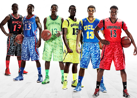 Adidas présente six nouveaux maillots NCAA pour la March Madness