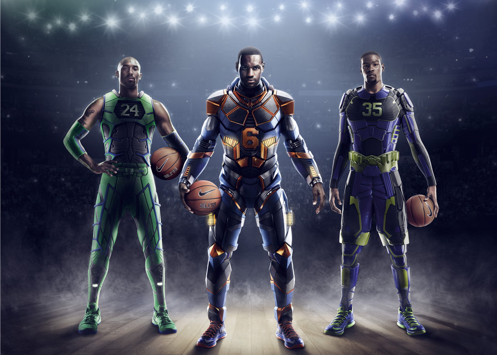 Ekickment : LeBron, Kobe et Durant en superhéros pour la collection Nike ELITE