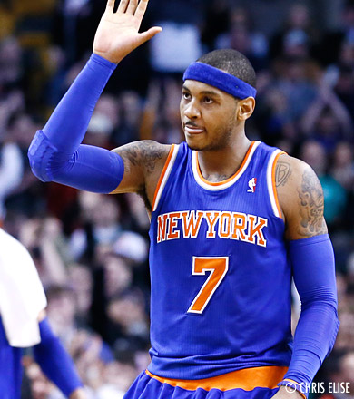 Vidéo : les 50 points de Carmelo Anthony face au Heat