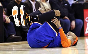 La blessure de Carmelo Anthony plus grave que ce qu’annoncent les Knicks ?