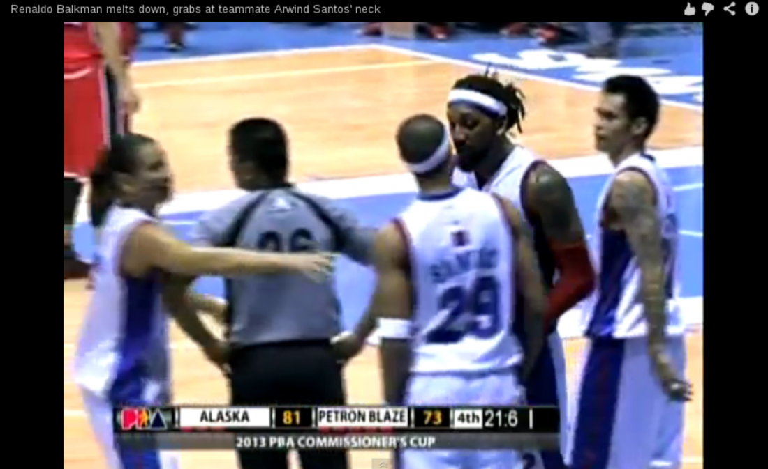 Un an de suspension en ligue des Philippines pour Renaldo Balkman