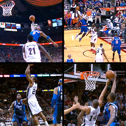 Top 5 : J.R. Smith écrase un MEGA dunk, Leonard postérise Dallas