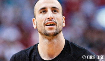 Manu Ginobili a régalé ses coéquipiers avec son jeu de passes
