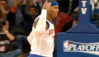 Highlights : Les 39 points de Carmelo Anthony