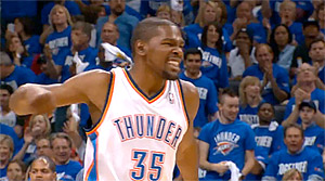 Thunder : en difficulté, Kevin Durant trouve la solution