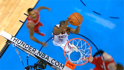 OKC met une rouste à Houston, jolie perf de Westbrook (19 pts, 10 pds, 8 rbds)