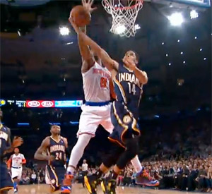 Top 5 : Kenyon Martin et JR Smith font le show en défense avec leurs contres spectaculaires