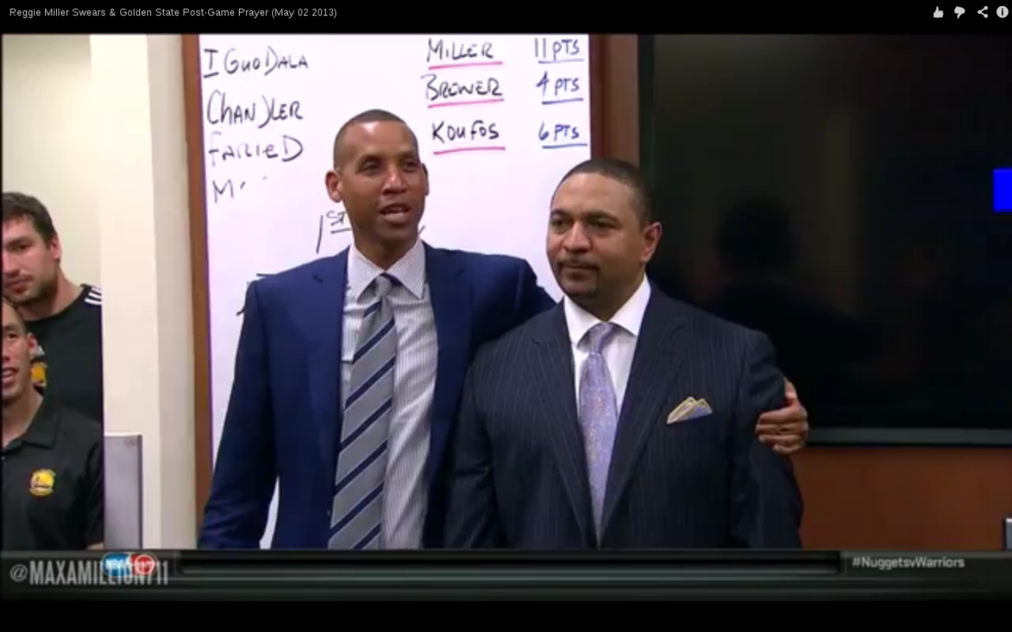 Vidéo : Reggie Miller lâche un « shit » en direct sur TNT