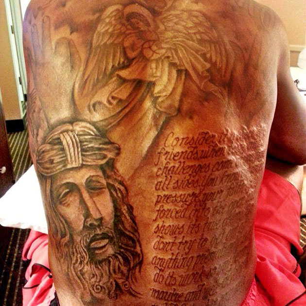Photo : Kevin Durant se fait un tatouage gigantesque dans le dos