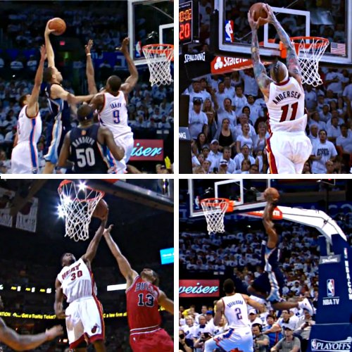 Top 10 : Tayshaun Prince postérise tout le Thunder à lui tout seul