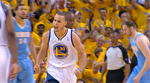 Direction le prochain tour pour les Warriors portés par Andrew Bogut