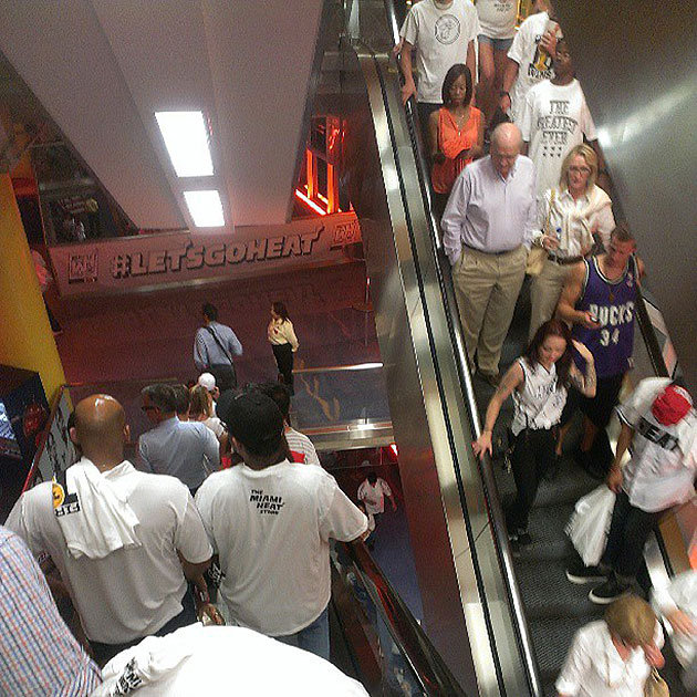 Les fans du Heat quittent la salle avant la fin du match… et ne sont pas autorisés à revenir !