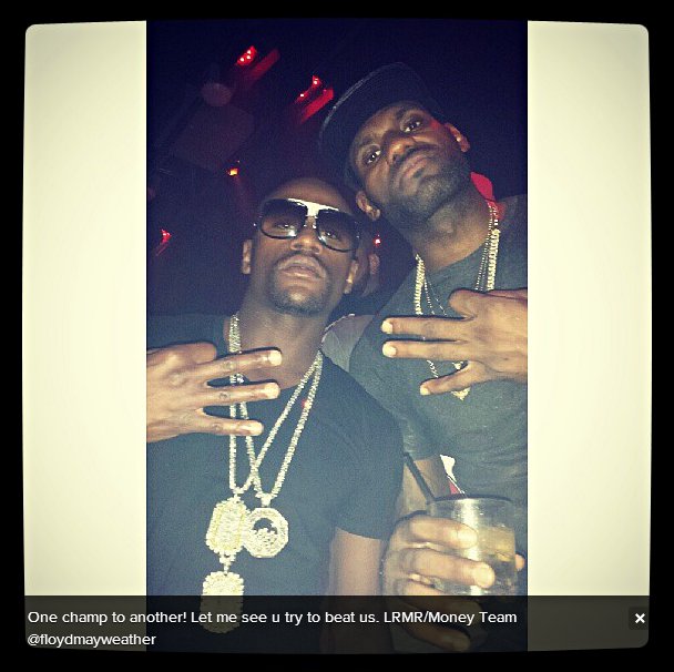 LeBron James et Floyd Mayweather, même combat