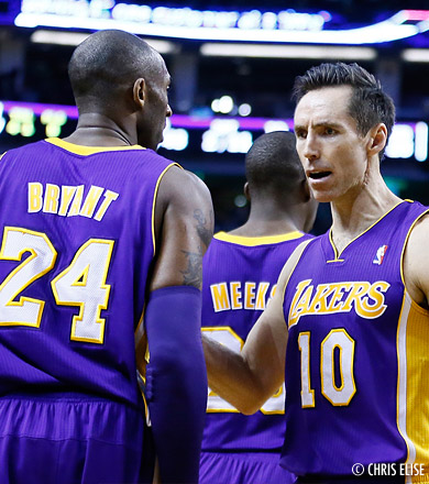 Kobe Bryant : « Steve Nash a tout fait pour retrouver le haut niveau »