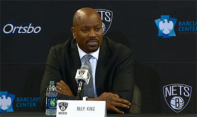 Billy King veut que les Nets se concentrent sur le jeu