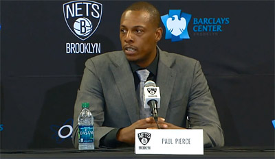Gangs Of New York : Paul Pierce « Il est temps que les Nets prennent le contrôle de la ville »