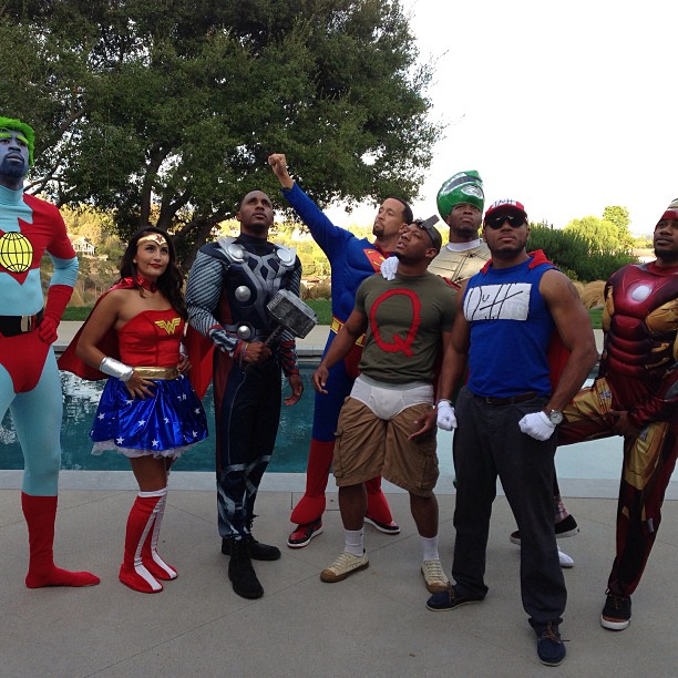 Photo : Blake Griffin et DeAndre Jordan jouent les super-héros