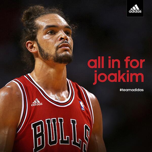 Joakim Noah rejoint Derrick Rose chez Adidas