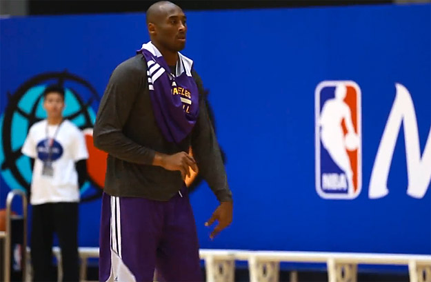 Kobe Bryant intensifie son entraînement