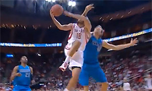 Nowitzki expulsé pour une faute flagrante de niveau 2