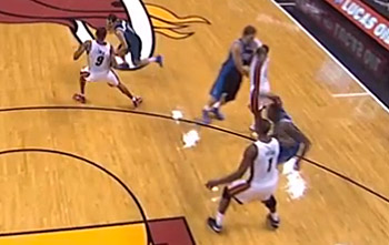 Mario Chalmers suspendu pour sa faute sur Nowitzki